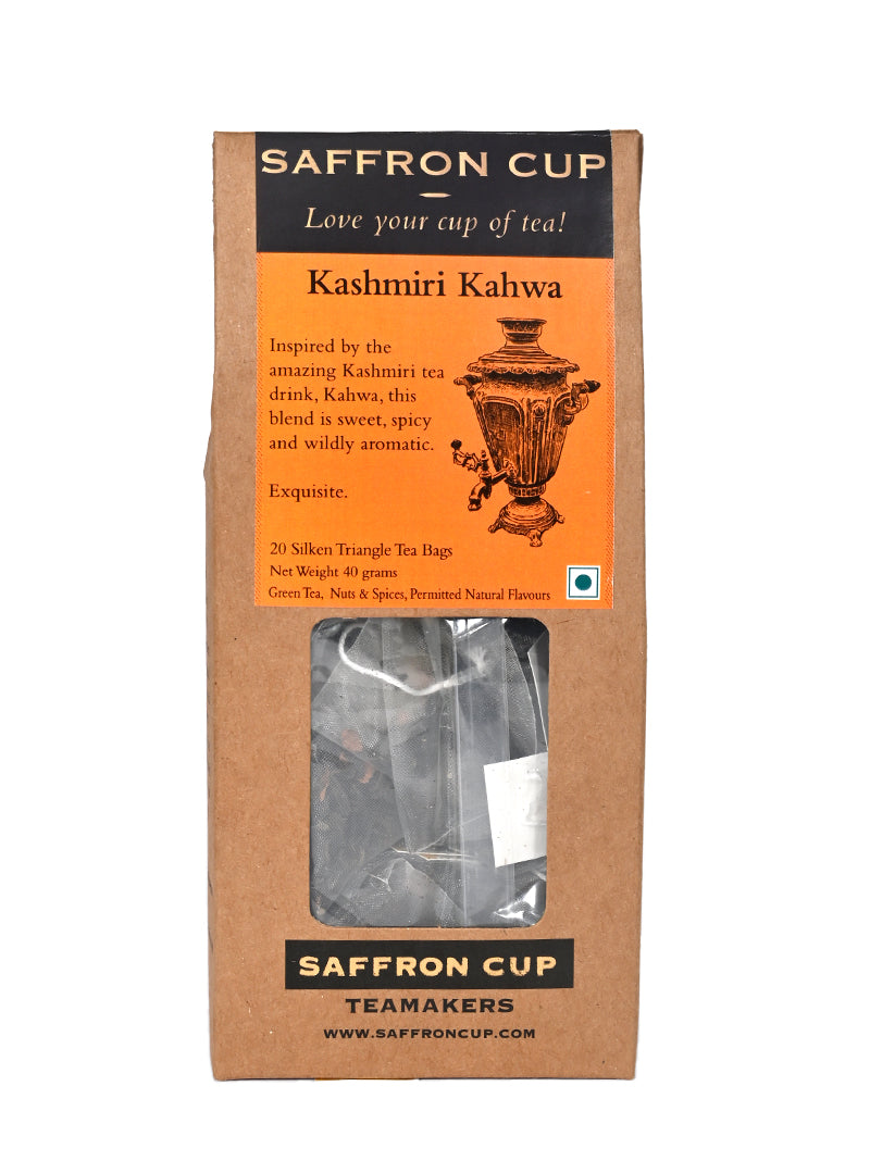 Kashmiri Kahwa Teabags - Saffroncup
