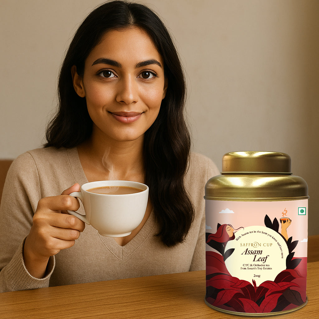 Pure Assam Black CTC Tea – 200g (Airtight Double-Lid Tin)