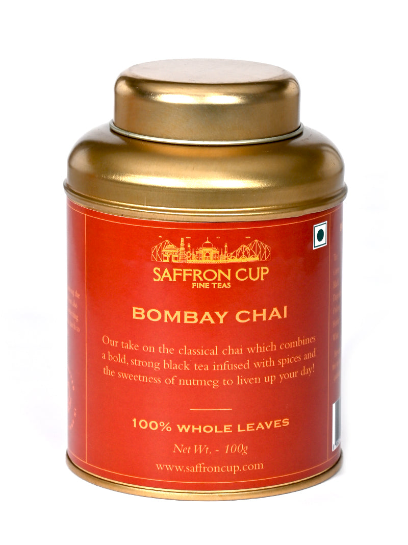 Saffron Cup Bombay Masala Black Tea | Loose Tea 100 gm | 50 Cups | Masala Chai | 100% Natural Teas - saffroncup