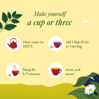 Thumbnail for Chamomile & Mint Herbal Tea | For Relaxing | 20 Pyramid Tea Bags - saffroncup