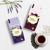 Thumbnail for Saffron Cup Darjeeling Tea Bag Combo - Earl Grey Black + Summer Flush Black (Premium Pyramid Tea Bags) - saffroncup