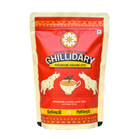 Thumbnail for Ghillidary Premium Assam CTC Tea – 250g (Airtight Ziplock Pouch) - saffroncup