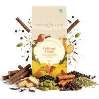 Thumbnail for Saffron Cup Cold & Cough Herbal Infusion – 20 Tea Bags (Premium Pyramid Tea bags) - saffroncup