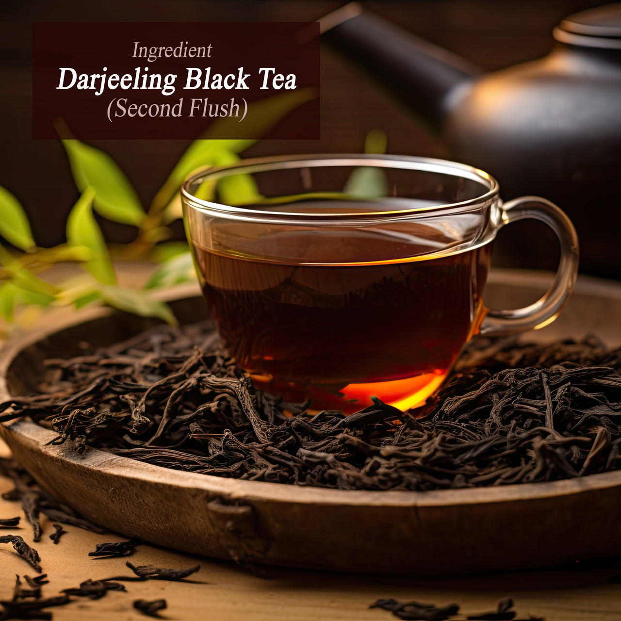 Darjeeling Second Flush Tea - 80g | Second Flush, Antioxidant-Rich - saffroncup