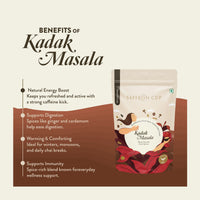 Thumbnail for Saffron Cup Kadak Masala Black Tea – 175g (Zip-Lock Pouch) - saffroncup