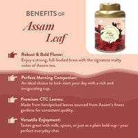 Thumbnail for Pure Assam Black CTC Tea – 200g (Airtight Double-Lid Tin)