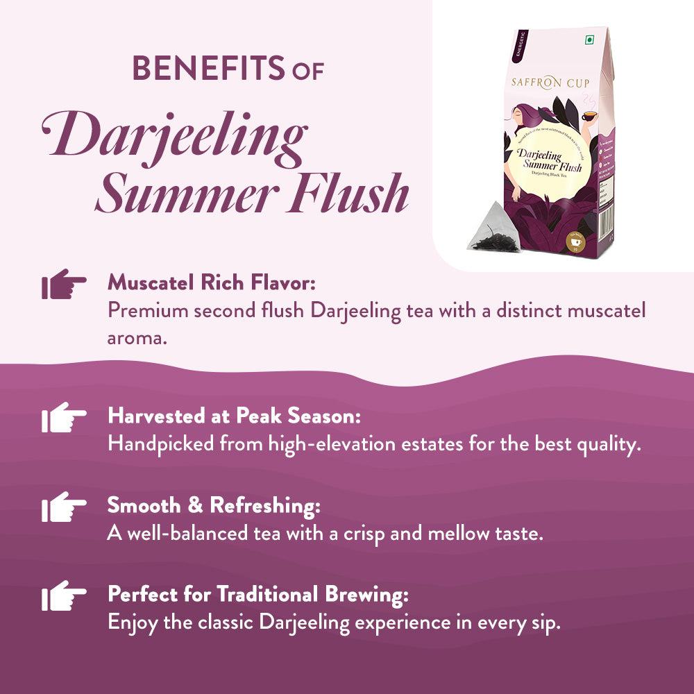 Darjeeling Summer Flush Tea Bags – 20 Tea Bags