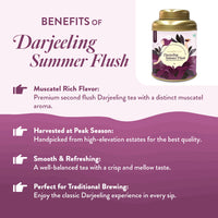 Thumbnail for Darjeeling Summer Second Flush Tea (Airtight Double-Lid Tin)
