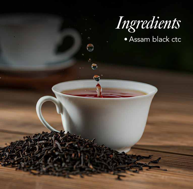 Pure Assam Black CTC Tea – 200g | Fresh Assam Tea - saffroncup