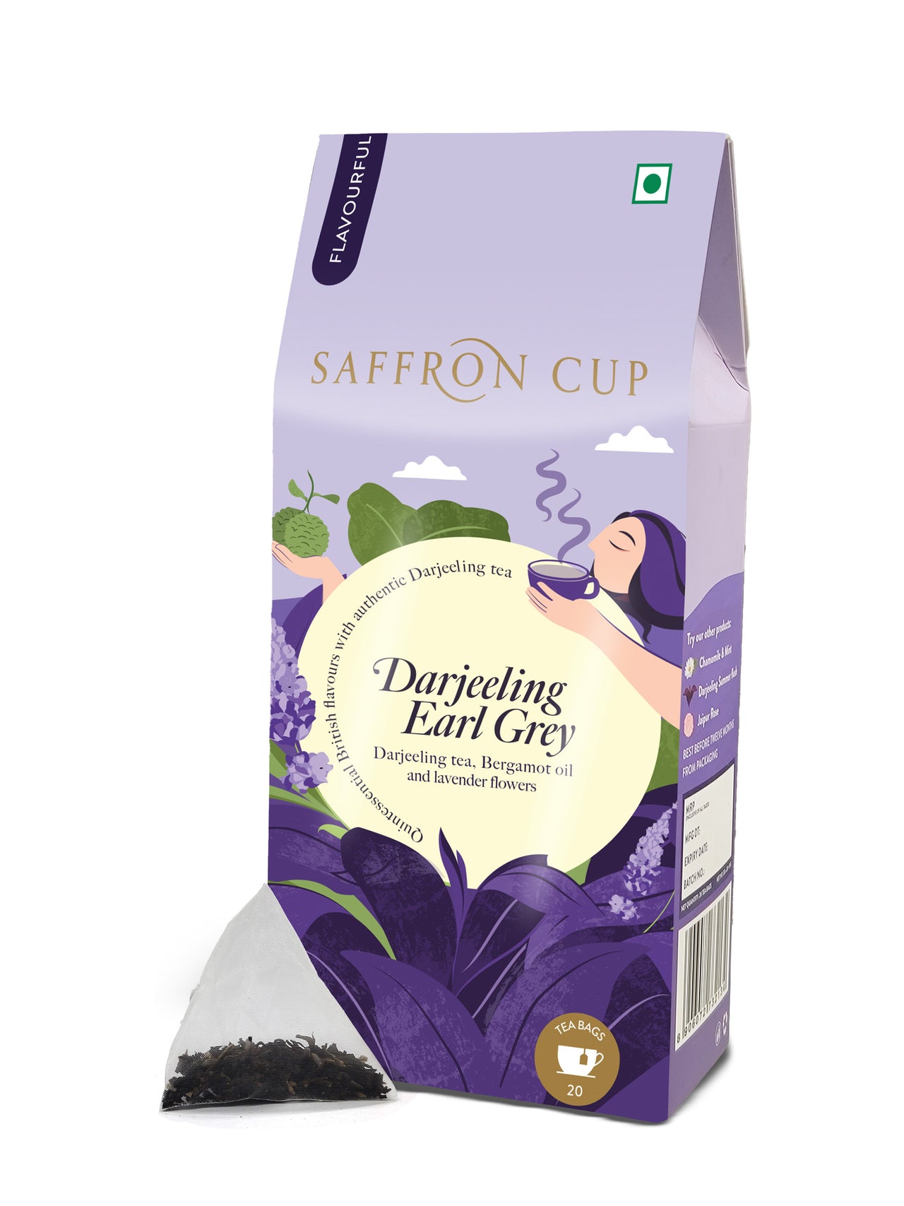 Darjeeling Earl Grey Black Tea – 20 Tea Bags