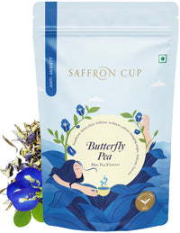Thumbnail for Butterfly Pea Tea – 40g | 100% Natural Blue Pea Flowers - saffroncup