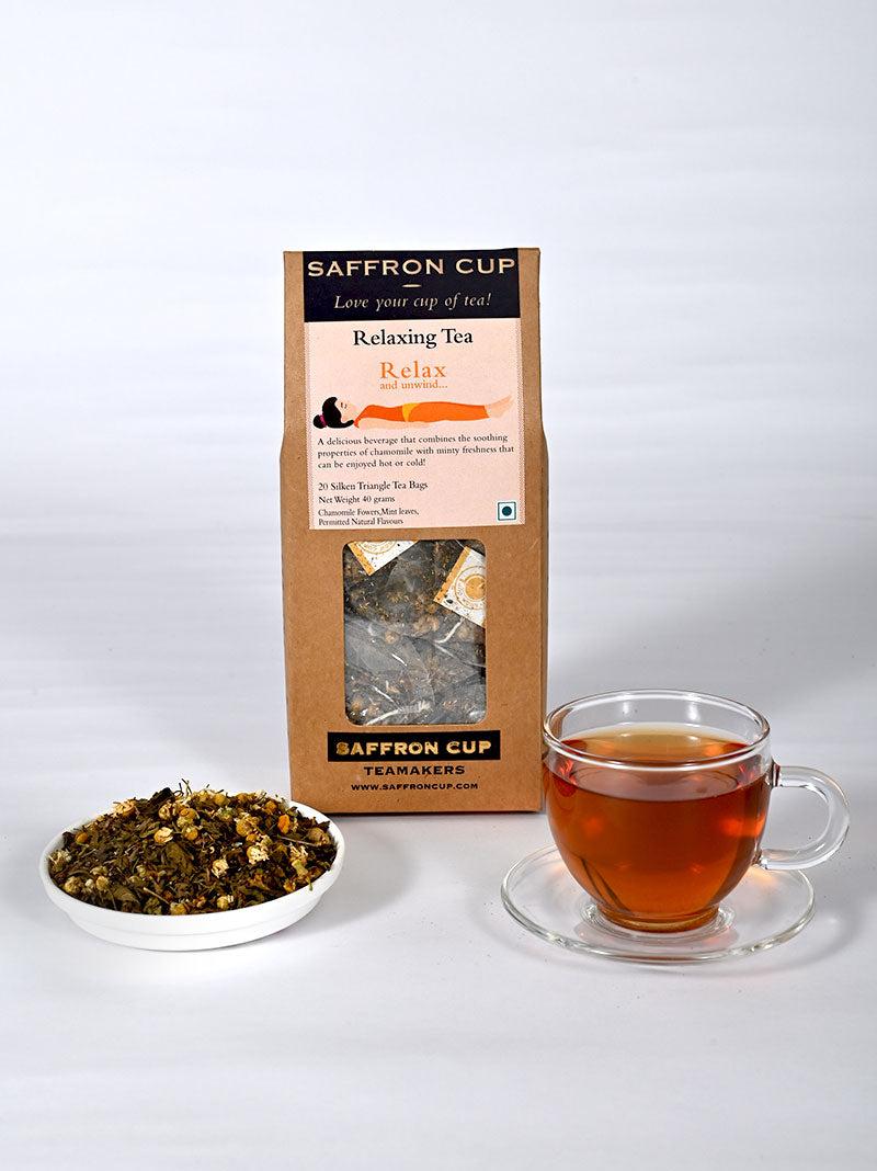 Relax (Chamomile Mint Teabags) - saffroncup