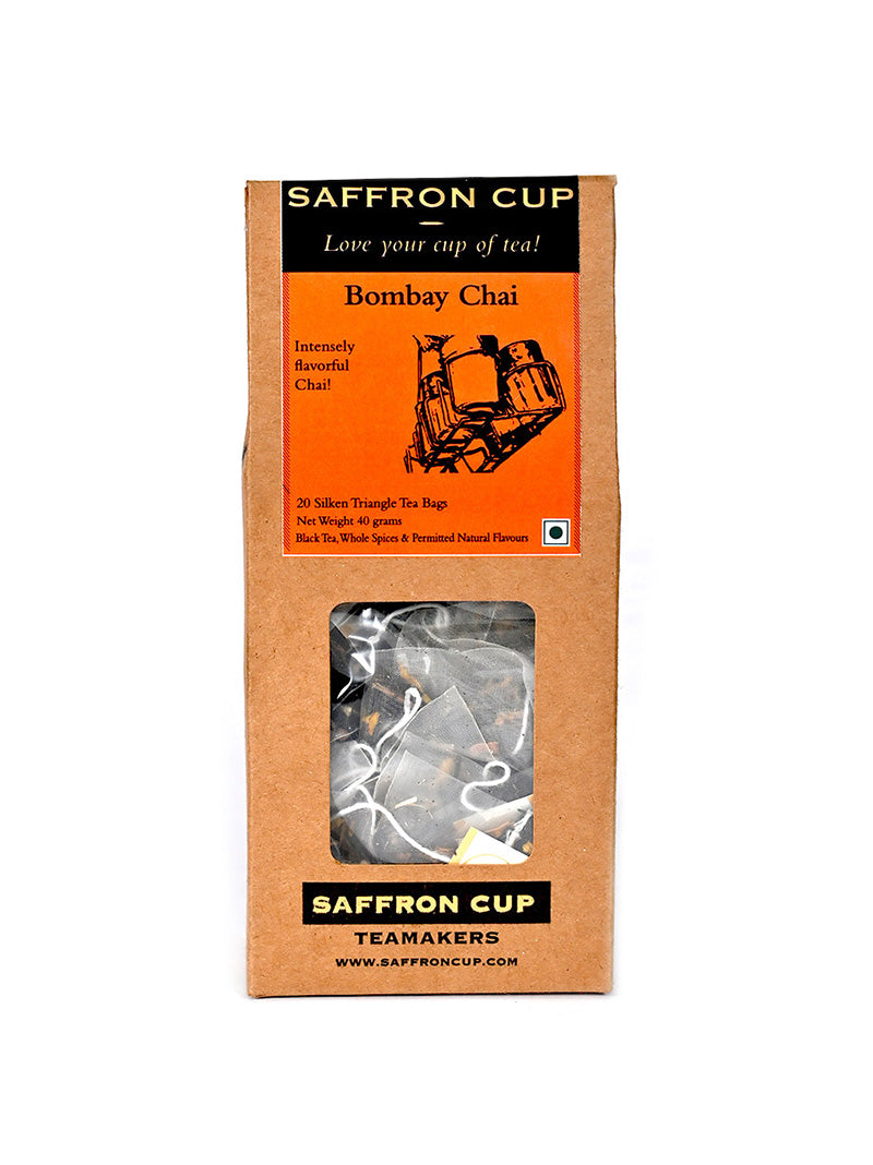 Bombay Chai Tea Bags | Buy Premium Bombay Cutting Chai Online - saffroncup