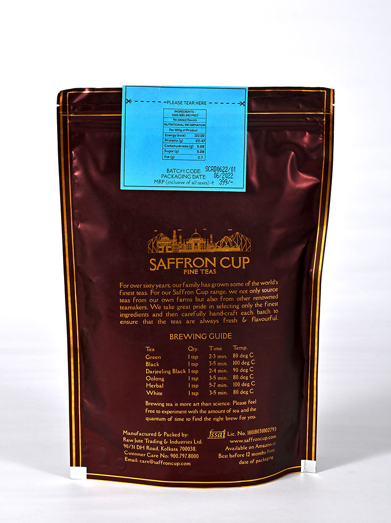 Everyday Roasted Darjeeling Tea- 200g pouch - saffroncup