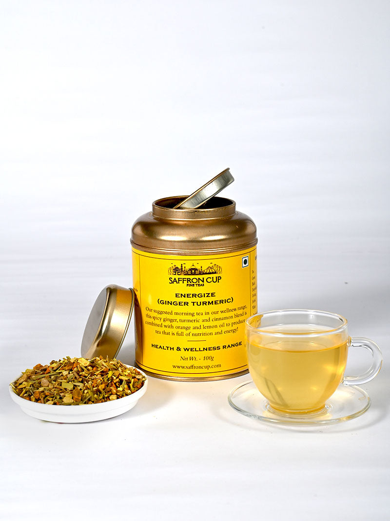 Turmeric & Ginger Energize Tea - saffroncup