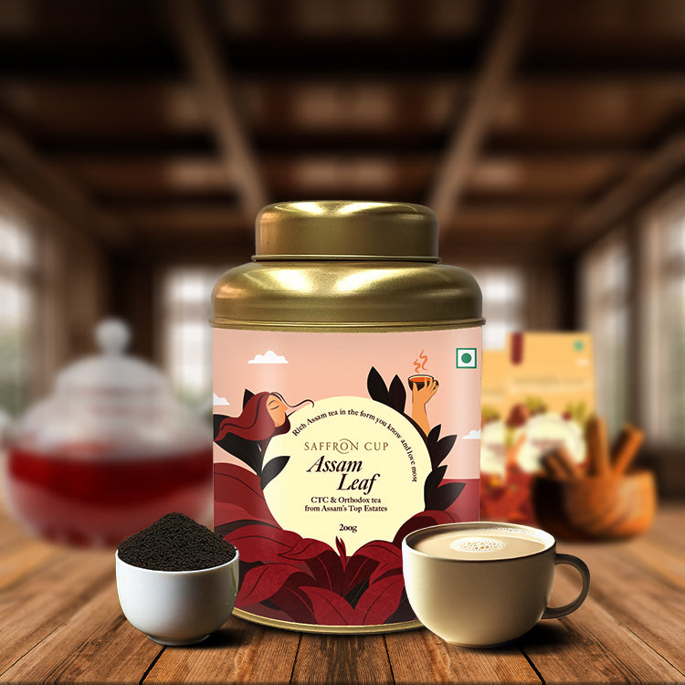 Pure Assam Black CTC Tea – 200g | Fresh Assam Tea - saffroncup