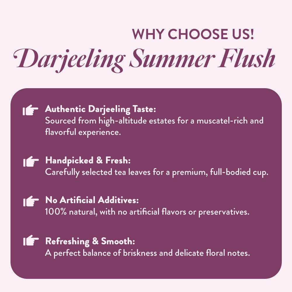 Darjeeling Summer Second Flush Tea (Airtight Double-Lid Tin)
