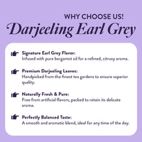 Thumbnail for Darjeeling Earl Grey (Bergamot & Lavender)- 75gm (Tin)